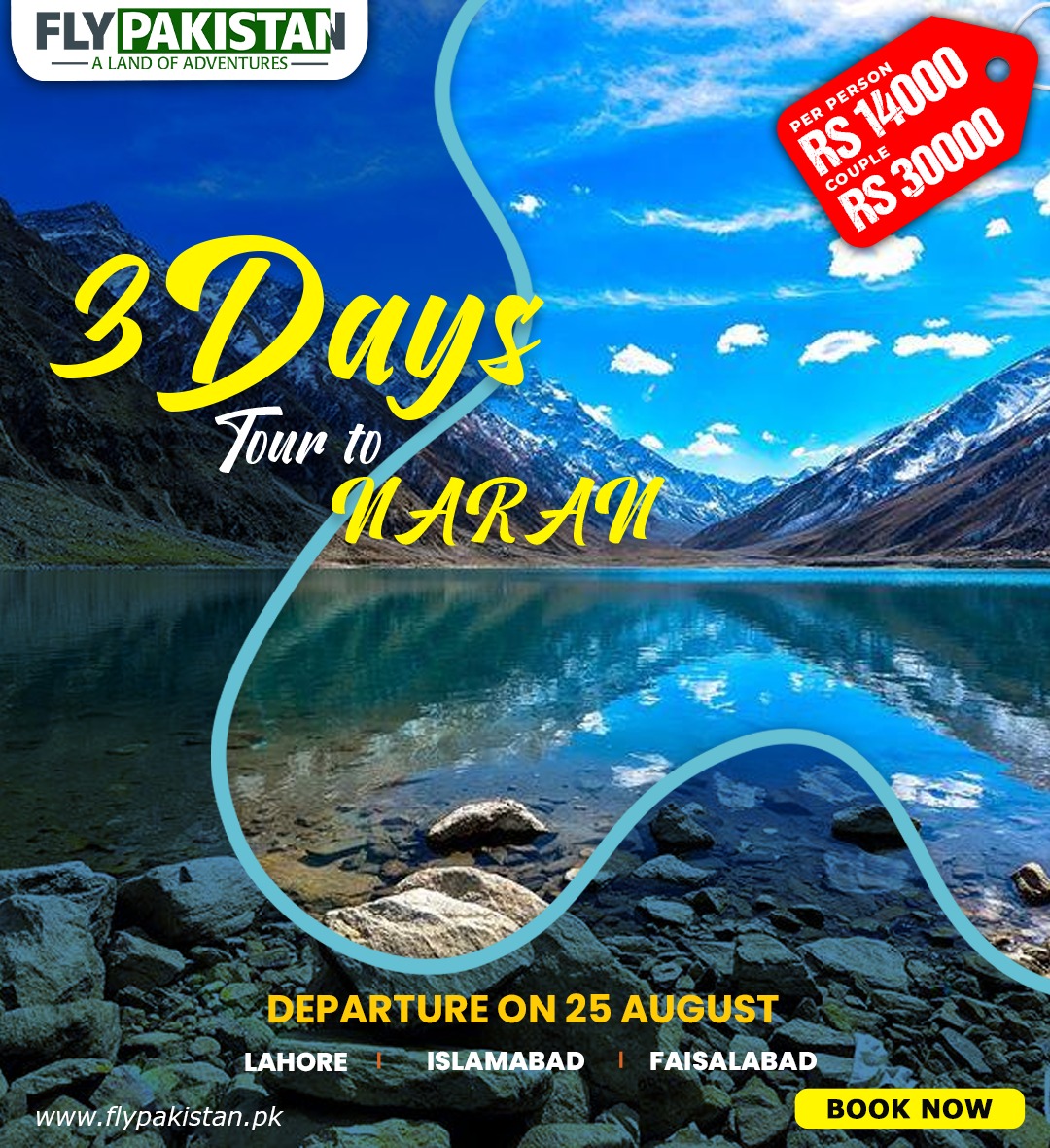 Book Deal 3 Days Tour To Naran & Babusar Top